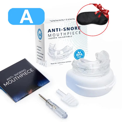 Anti-Snoring Mouthpiece Adjustable Anti Snoring Mouth Guard Sleeping Devices Bruxism Snoring Stopper Improve Sleep Mouthpiece