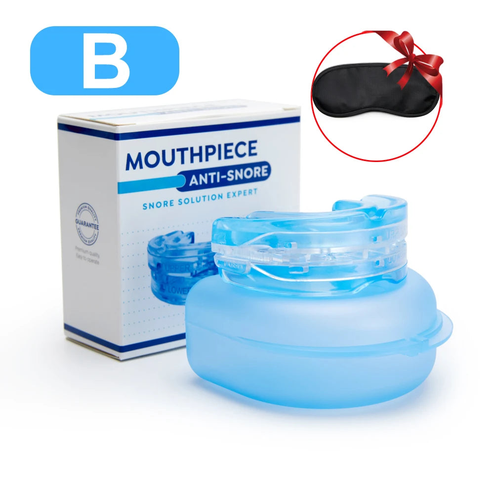 Anti-Snoring Mouthpiece Adjustable Anti Snoring Mouth Guard Sleeping Devices Bruxism Snoring Stopper Improve Sleep Mouthpiece