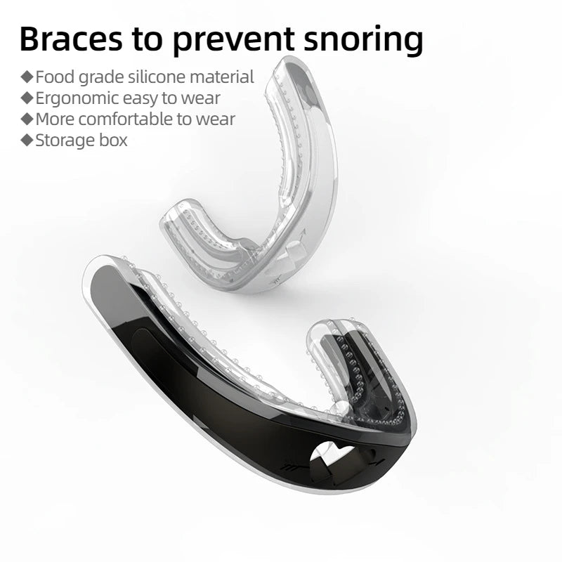 Anti Snoring Bruxism Mouth Guard Bruxism Tray Sleeping Aid Mouthguard Health Care Anti-Snoring Corrector Snoring Prevention Tool