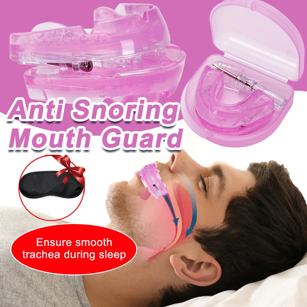 Anti-Snoring Mouthpiece Adjustable Anti Snoring Mouth Guard Sleeping Devices Bruxism Snoring Stopper Improve Sleep Mouthpiece