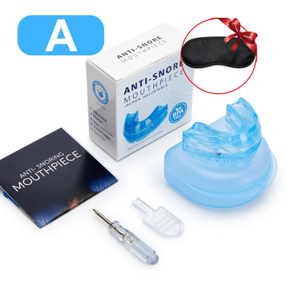 Anti-Snoring Mouthpiece Adjustable Anti Snoring Mouth Guard Sleeping Devices Bruxism Snoring Stopper Improve Sleep Mouthpiece